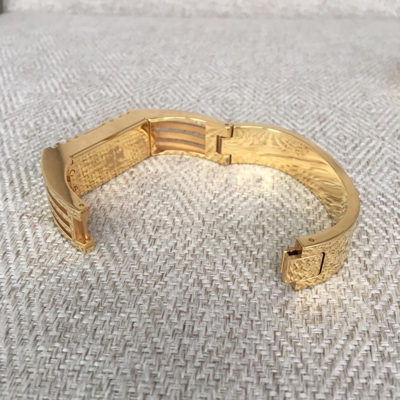 Tory Burch Metal Hinged Bracelet - Picture 6 of 9
